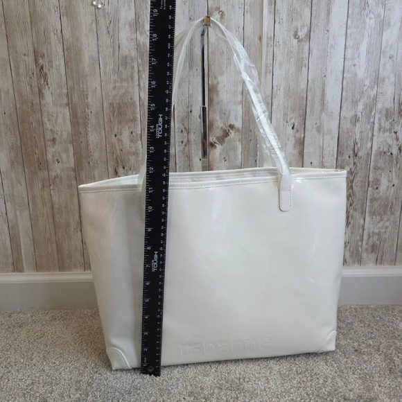 Paco Rabanne Tote Bag Medium White - Picture 4 of 9